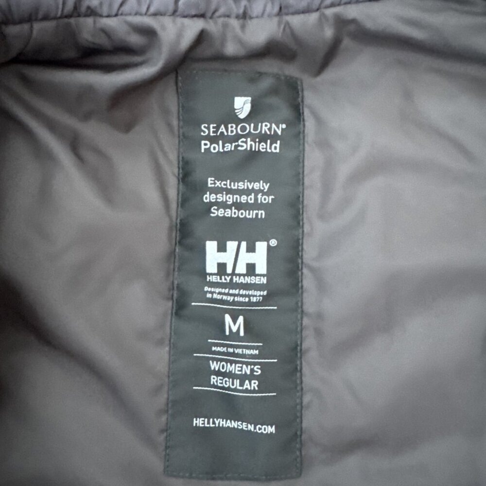 Helly Hansen Seabourn Women's PolarShield Puffer Winter Insulator Jacket Size M - Picture 4 of 6